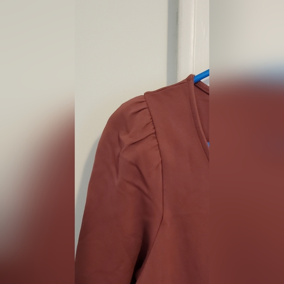 Express Mauve 3/4 Sleeve Dress - Picture 4 of 10